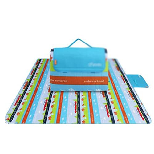 LZJN Manta de pícnic Plegable Manta de Playa portátil Engrosada a Prueba de Picnic a Prueba de Picnic, Estera de Picnic Creativo Puede acomodar a 6-8 Personas Grande y Grueso Cover