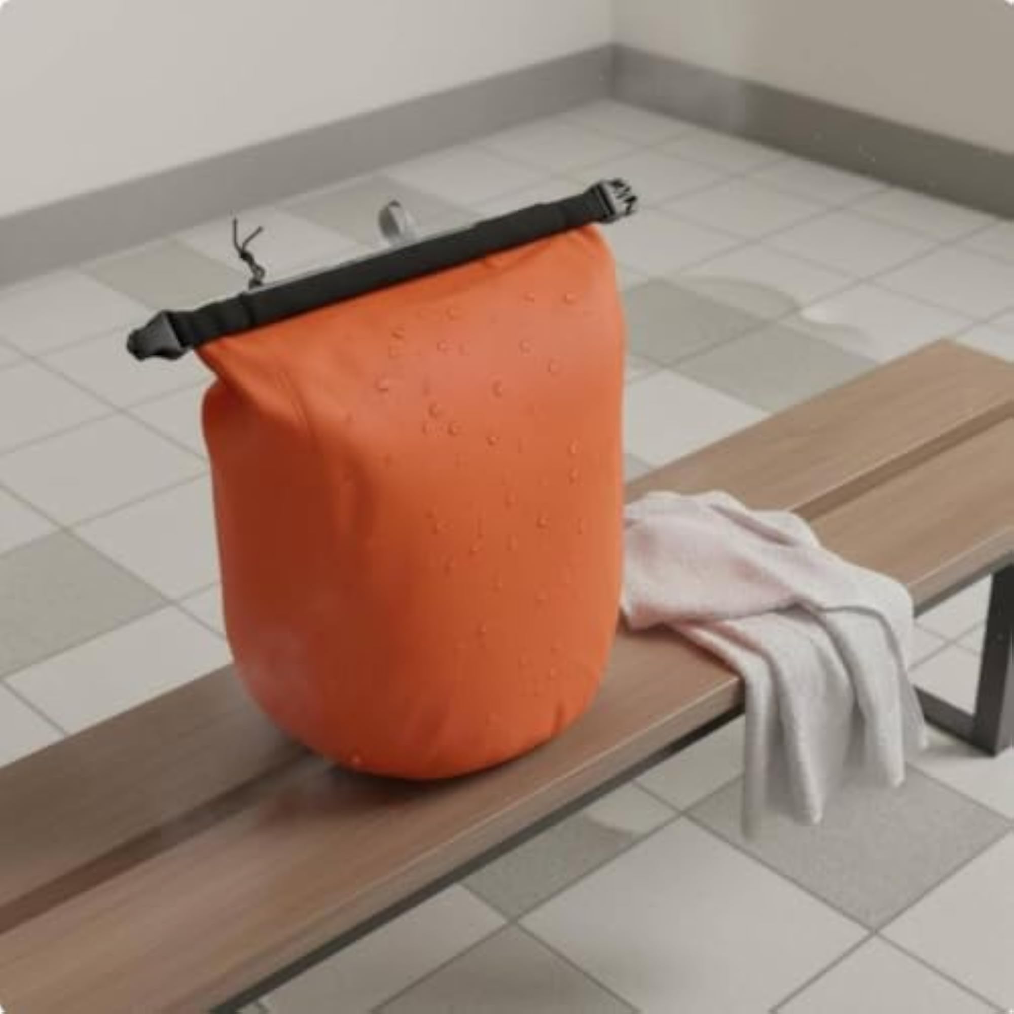 Portable Silicone Coated Waterproof Dry Bag, Travel Essential