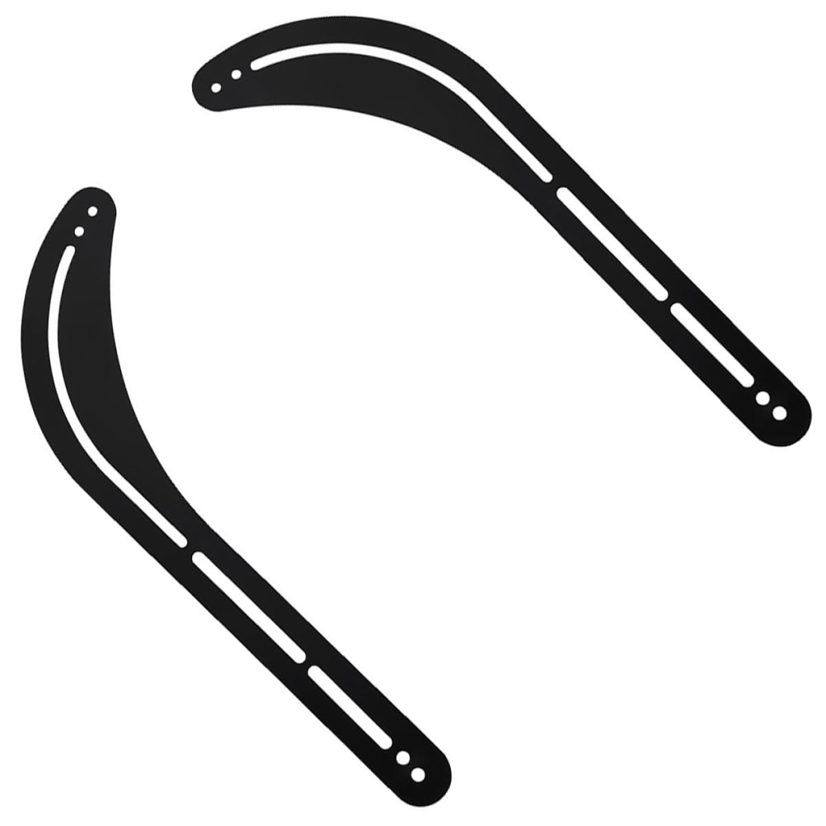 Uonlytech Soporte de Barra de Sonido para Tv, 2 Piezas de Hierro Negro