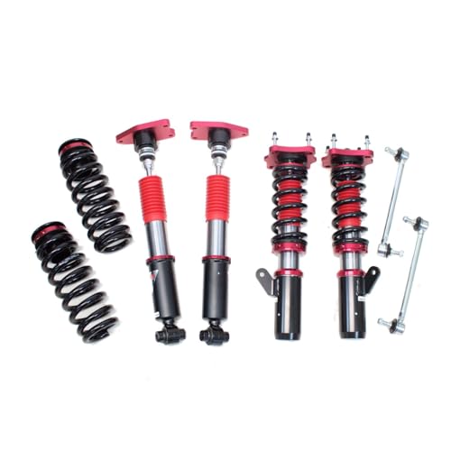 Godspeed MMX2158-B MAXX Coilovers Lowering Kit, Fully Adjustable, Ride Height, 40 Damping Settings, compatible with BMW M4 RWD (G82) 2021-25