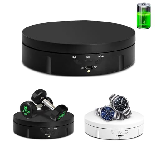 JAYEGT Motorized Rotating Display Stand, 5.74inch /22lbs Load, 360 Degree Electronic Turntable...