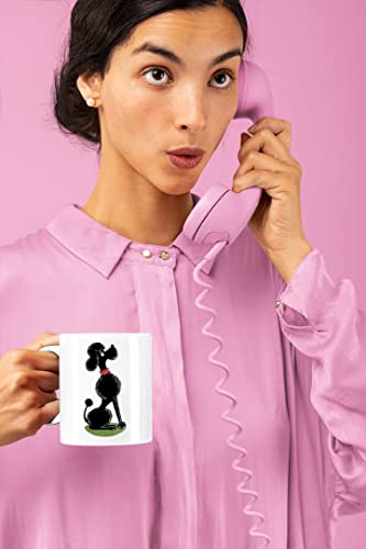 Tasse mit Poodle - Lustig Kaffee-Tasse Geschenk-Idee für Ihn Vatertagsgeschenk Vatertag Herrentag Fototasse