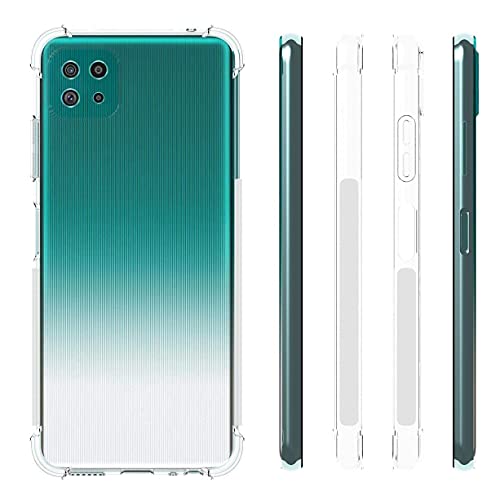Image of COVERBLACK Silicone Back Cover for Samsung Galaxy F42 5G- Transparent