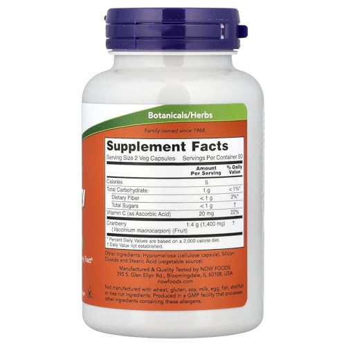 Now Foods, Cranberry Concentrate, 100 Capsules