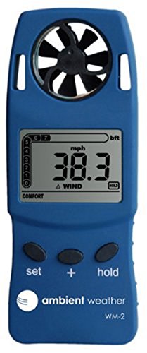 Ambient Weather WM-2 Handheld Weather Meter w/Windspeed, Temperature, Wind Chill