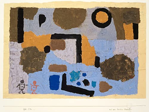 Tableau avec les Deux Perdus de Paul Klee, grande affiche murale vintage de 60x90 cm