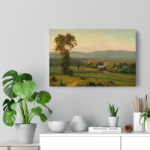 Affiche paysage rétro George Inness tableau déco salon rétro