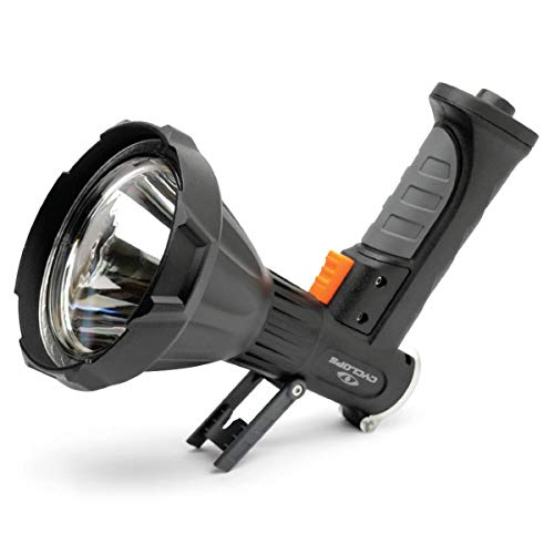 Cyclops Rechargeable Portable Handheld Tri-Mode Illumination Rs 1600 Lumens Spotlight Flashlight With Dc 12-24V Car Charger/Adapter #TOP2