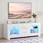130cm White 2 Drawer