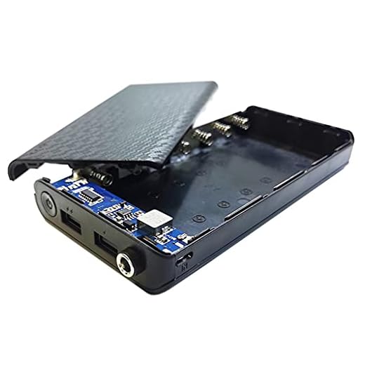 BANGNA Icke-avtagbar DC-utgång 9 V/12 V dubbel USB-utgång DIY 7 x 18650 Power Bank Shell batteriladdare