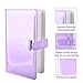 Sunmns Wallet PU Leather Photo Album Compatible with Fujifilm Instax Mini 12 11 9 8 90 26 Instant Camera Film, Polaroid Snap Zip Z2300 PIC-300 Film (Bright Purple)