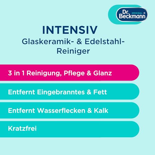 Dr. Beckmann Intensiv Glaskeramik & Edelstahl- Reiniger | 250 ml – Ansicht 2