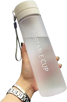 Portable Cup, Insulated Travel Mug with Strap, 27 oz800ml, Frosted