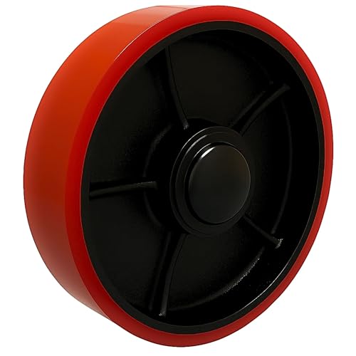 Brand New Pallet Jack Steer Wheels with Bearings Poly Tread - 1 EA