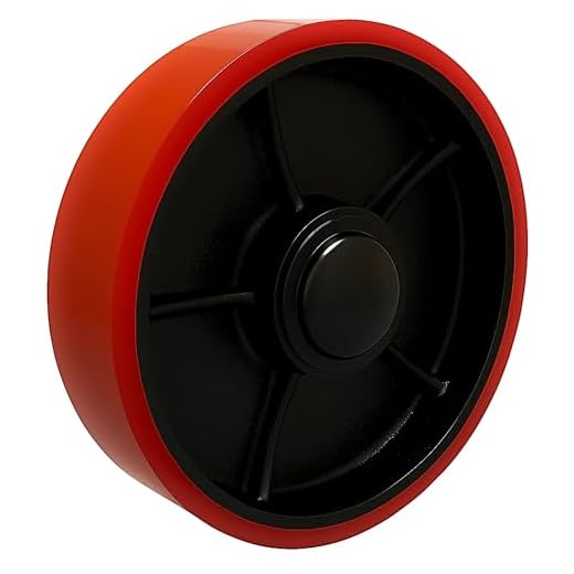 Brand New Pallet Jack Steer Wheels with Bearings Poly Tread - 1 EA