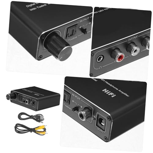Convertidor de audio óptico a analógico para conectar altavoces antiguos a TV moderna sin ruido 7