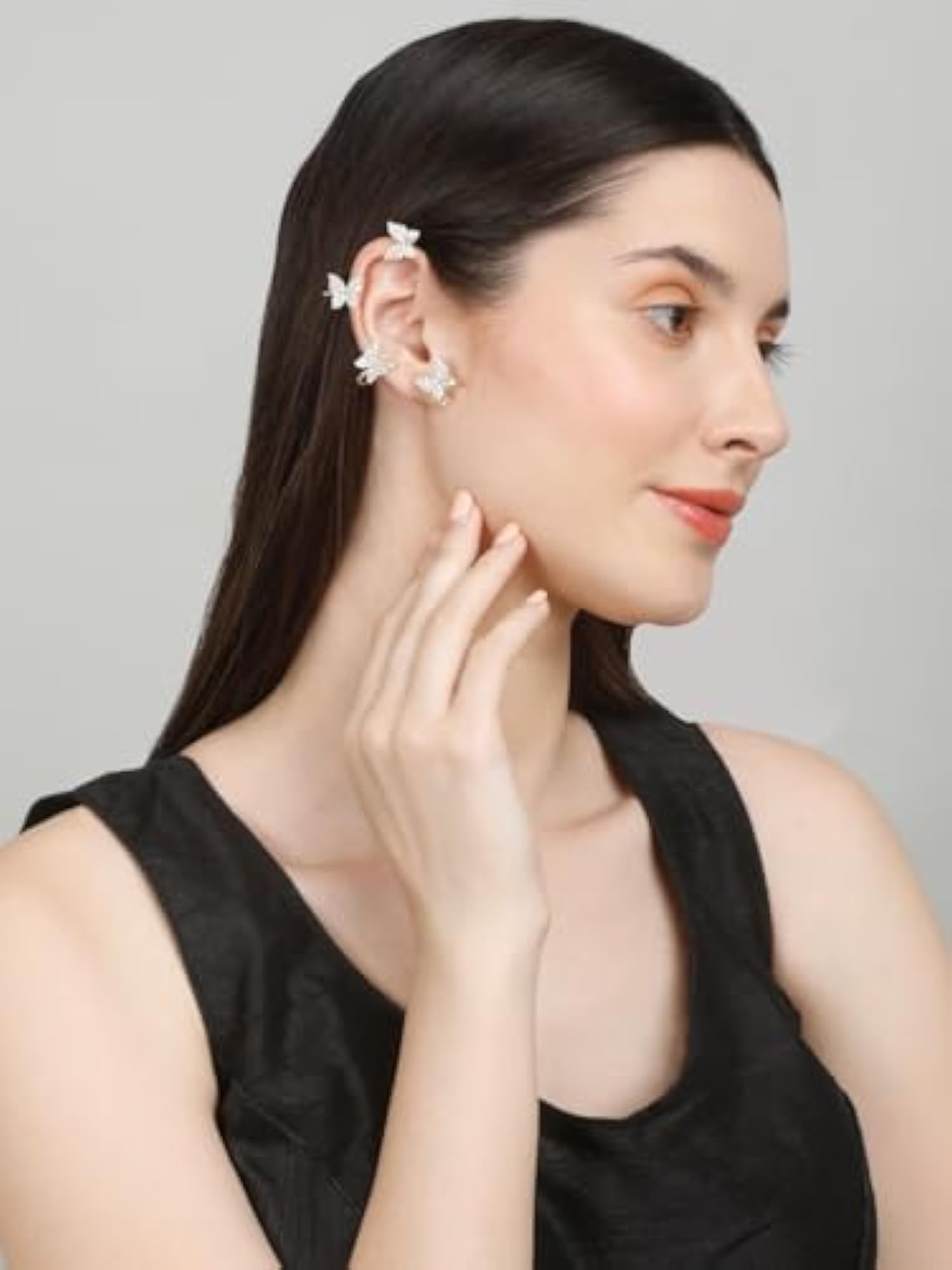 Stylish Pearl Earrings for Women (Gold)