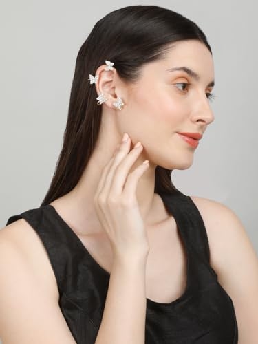 Stylish Pearl Earrings for Women (Gold)