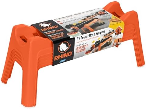 Camco Rhino RV Sewer Hose Support Kit - Extends Over Uneven Terra...