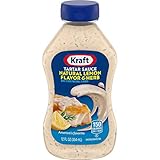 Kraft Natural Lemon Flavor & Herb Tartar Sauce (12 oz Bottles, Pack of 12)
