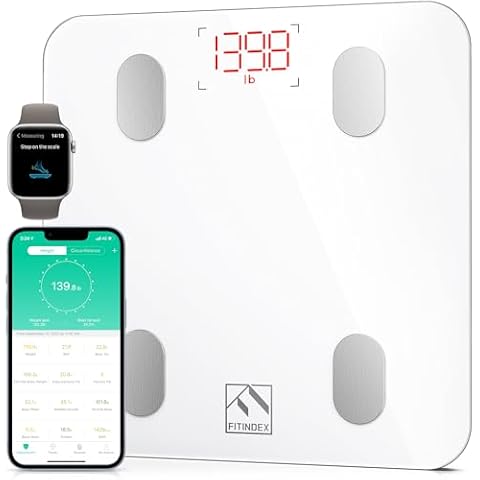 FITINDEX Smart Scale with Bluetooth and App Cover