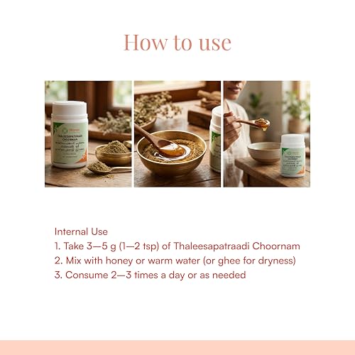 Image of Sitaram Ayurveda Thaleesapatradi Choornam | Herbal Respiratory Care Powder with Thaleesapatra & Pippali | Supports Throat Comfort, Cold Relief, Digestion & Immunity | 50 g