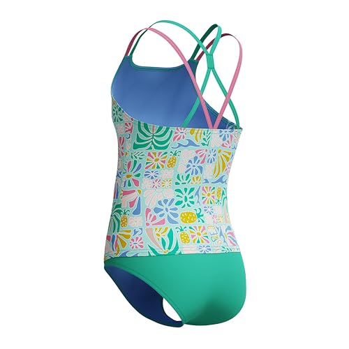 Image of Speedo girls Swimsuit Two Piece Tankini Thin Strap