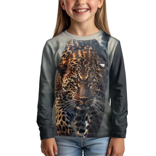 Image of Uourmeti Long Sleeve Tops for Boys Graphic T Shirts Teen Girls Active Pullover Tees