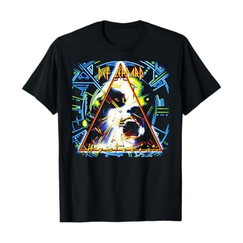 Def Leppard - Hysteria Album Short Sleeve T-Shirt Cover