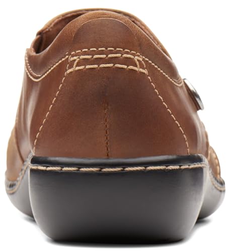 Clarks Clarks Women's Ashland Lane Q Loafer, Dark Tan, 9.5