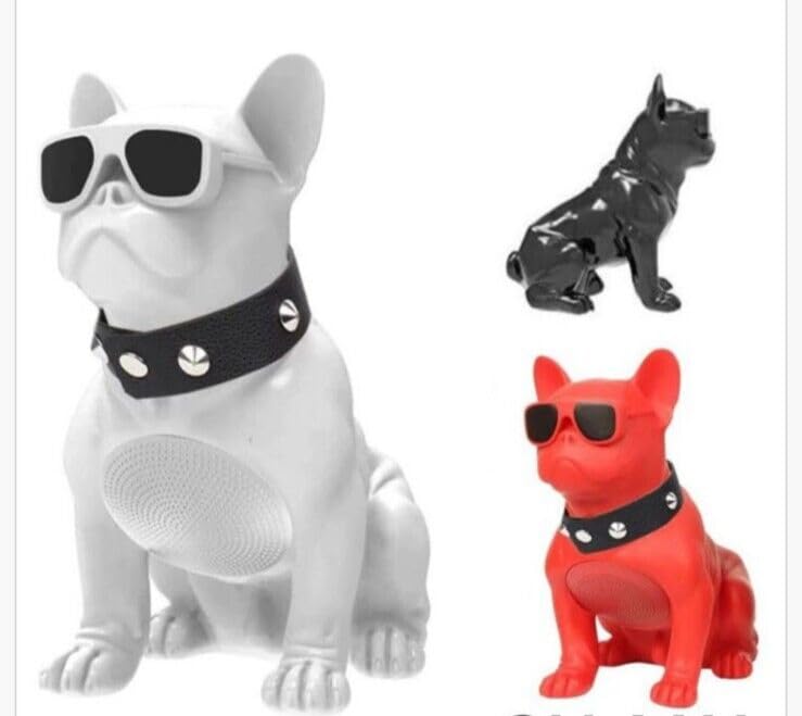 Generico Altoparlante Bluetooth Bulldog Altoparlante Wireless Cassa Portatile CH-M11