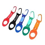 Sosoport 5 Piezas Hebilla de Botella de Agua Botella de Agua de Senderismo Botellas de Agua botellero portabotellas Bicicletas Hebilla de Botella de Viaje Clip Porta Botella de Agua