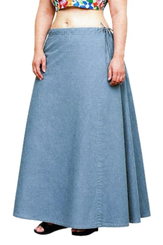 Image of CITIX Pure Cotton Petticoat for Women's Saree | Adjustable Drawstring Waist