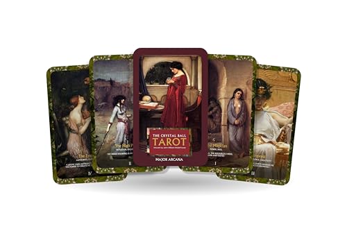 Ibiza Tarot The Crystal Ball Tarot - Major Arcana Cards | Fortune Telling Tarot Cards Deck for Beginners | Authentic Tarot Experience - Set of 22 Cards