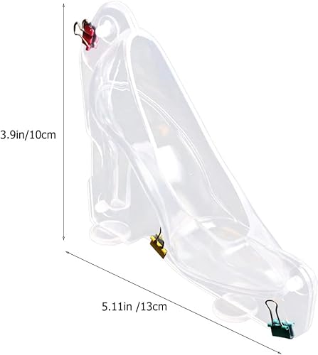 Miniatura 10 de ibasenice 2 moldes de chocolate para zapatos de tacón alto, moldes de caramelo para zapatos 3D, moldes de fondant de tacón alto, moldes para