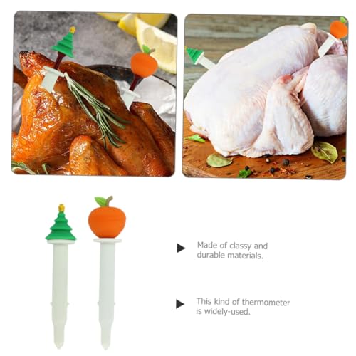 SECFOU 2Pcs Termômetro Doméstico Indicador De Temperatura De Cozimento Grelha Temp Medidor De Temper