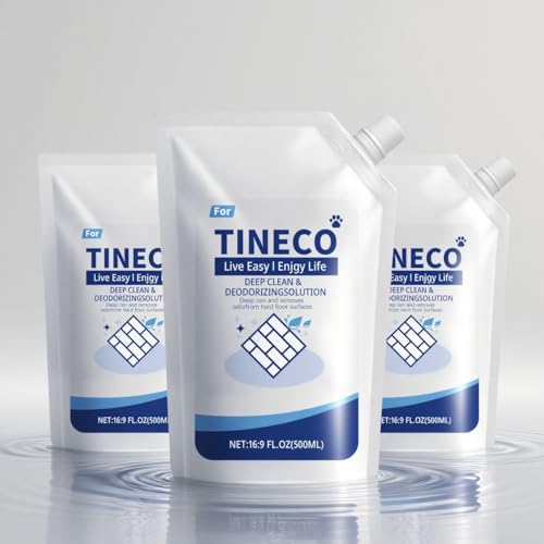 床洗浄液 3個パック 500ml Tineco IFloor 2/3 Breeze、Floor One S3/S5/S5 Pro/S6/S7 Proシリーズ対応 ハードウッドフロアクリーナー 無香料/消臭処方