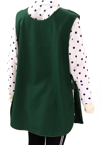 LINEN CLOSET Womens Tabards with Pockets for Men Ladies Cleaning Catering Chef Kitchen Aprons Unisex Hygea Tabard Apron Work Tabards - Image 4