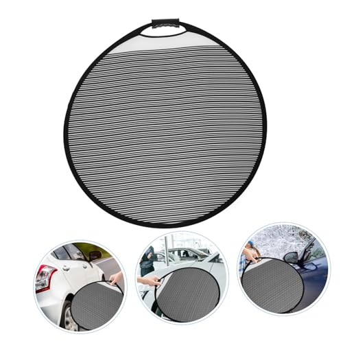 Panneau réflecteur rayé pliable en taffetas de polyester 80 cm à forme triangulaire - 7
