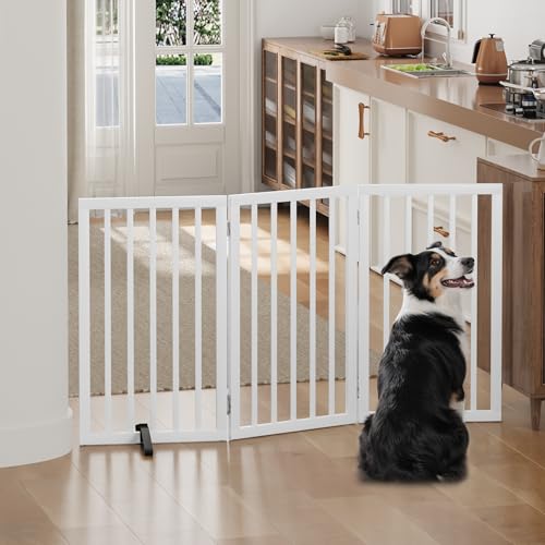 Hundegitter für Türen, Hohes Hundegitter für den Innenbereich, Faltbare Haustiergitter für Türen Schlafzimmer… – Ansicht 5