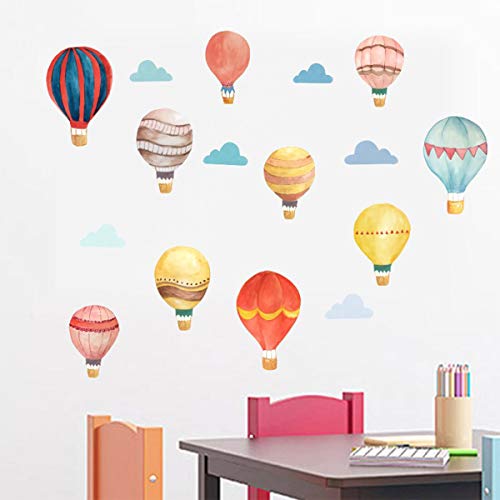 Vinilo decorativo Bamsod globo aerostático removible miniatura 3