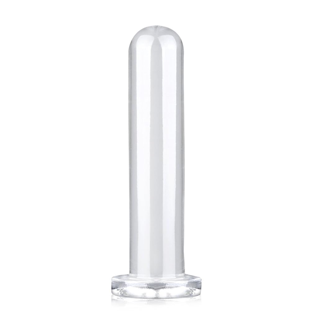 Roluck Plug Anale con Ventosa, TPE Dildo Trasparente Giocattoli Sessuali per Uomini Massaggio della Prostata Anale Masturbazione Stimolazione del Punto G per Donne (S)