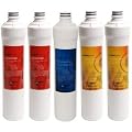 Watts Premier, Ro Pure Replacement Filter 5-pack Sanitary "Push Button" Fitter Change.