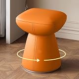 360° Drehbarer Schminktisch Hocker,Schminkstuhl Drehstuhl,Barhocker,360° Drehbar, PU...