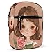Personalized Small Crossbody Bag Water Resistant Messenger Bags Mini Big Eyes Printing SlingBag For Men Women