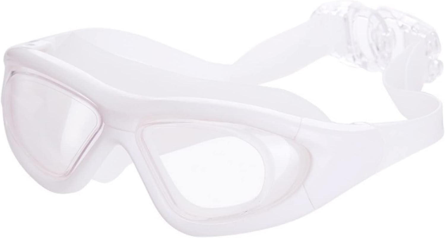 Men Women Sports Professional Anti Fog UV Protection Diver Swimming Goggles Coating Waterproof Adjustable Swim Glasses(Onecolor)