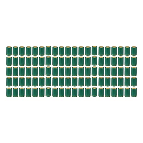 Cápsulas termorretráctiles verdes para botellas de uso doméstico 2