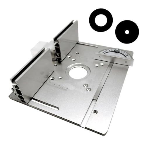 RGYBAO Placas de inserción de mesa de aluminio para fresadoras de madera, máquina de grabado de tabla, herramienta auxiliar de grabado