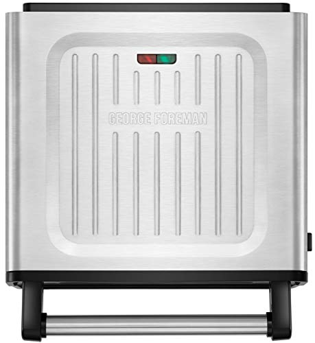 George Foreman Medium Smokeless Electric Steel...