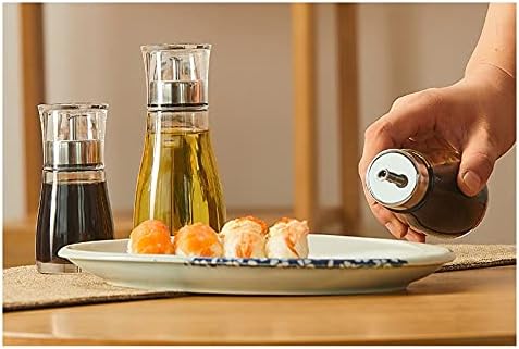 Vista 3 de IEASEyp Oil Dispensing Bottles Glass Oil Bottle Dispenser Bottle-Leakproof Fine Kitchen Vinegar Glass Bottle Size 163 * 63cm